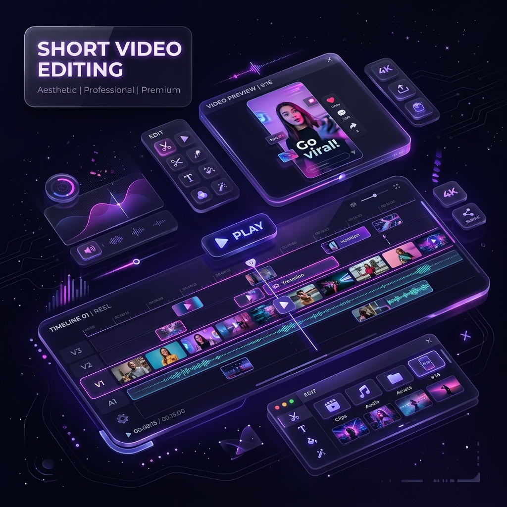 Editing short video